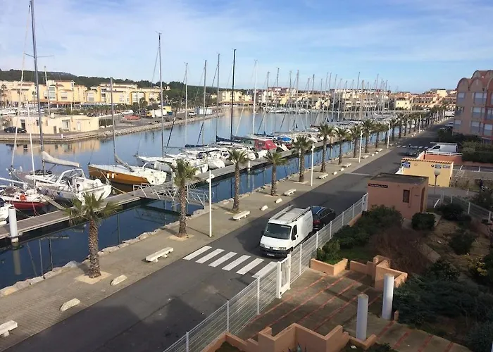 Calme, Vue Sur Port De Plaisance -clim, Empl.parking アパート *